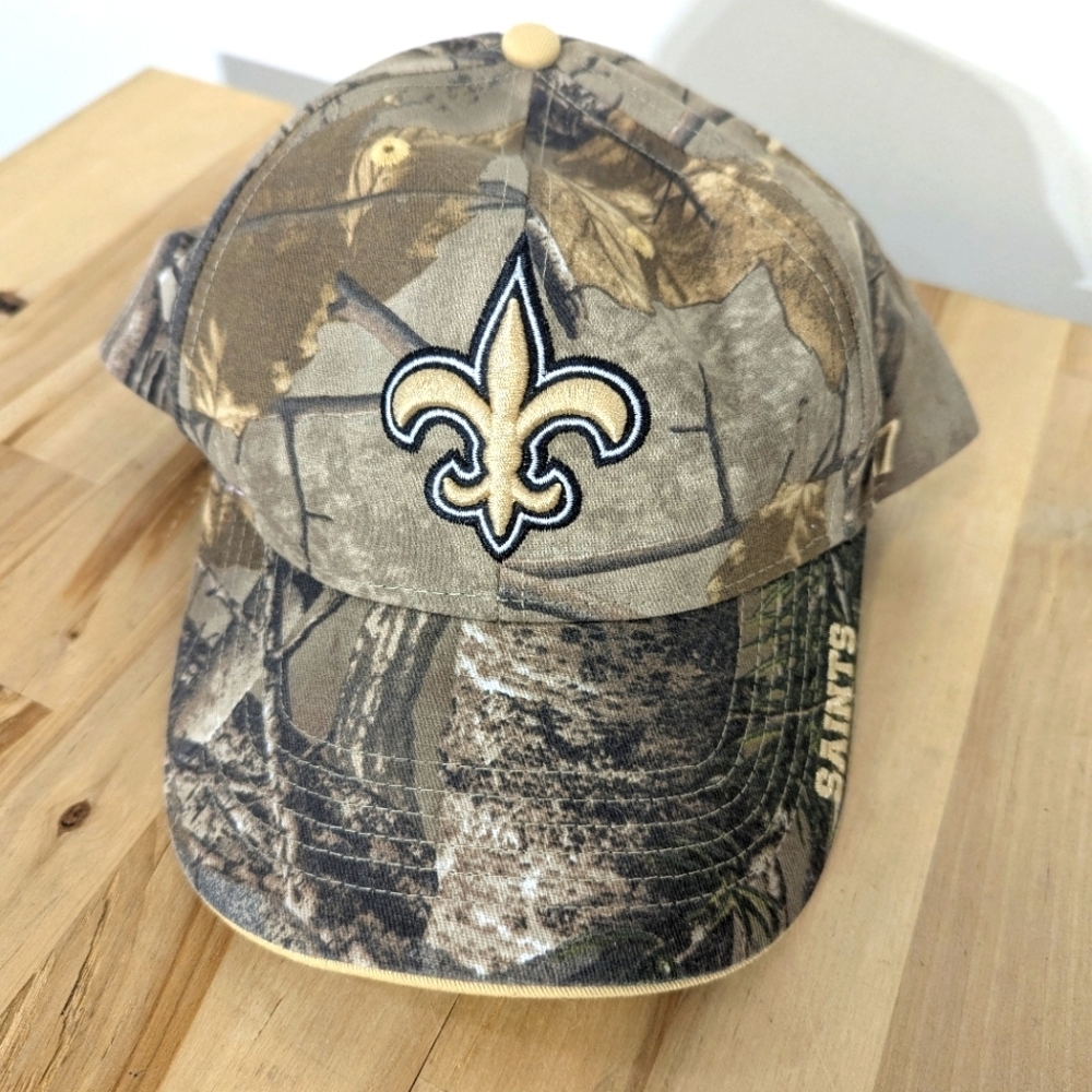 NFL Camo Frost MVP New Orleans Saints Baseball Cap Adjustable 47 Realtree